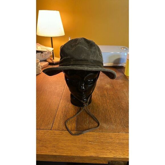 Dorfman Pacific Unisex Outback Hat M Brown Canvas Travel Summer Hat - Picture 1 of 6